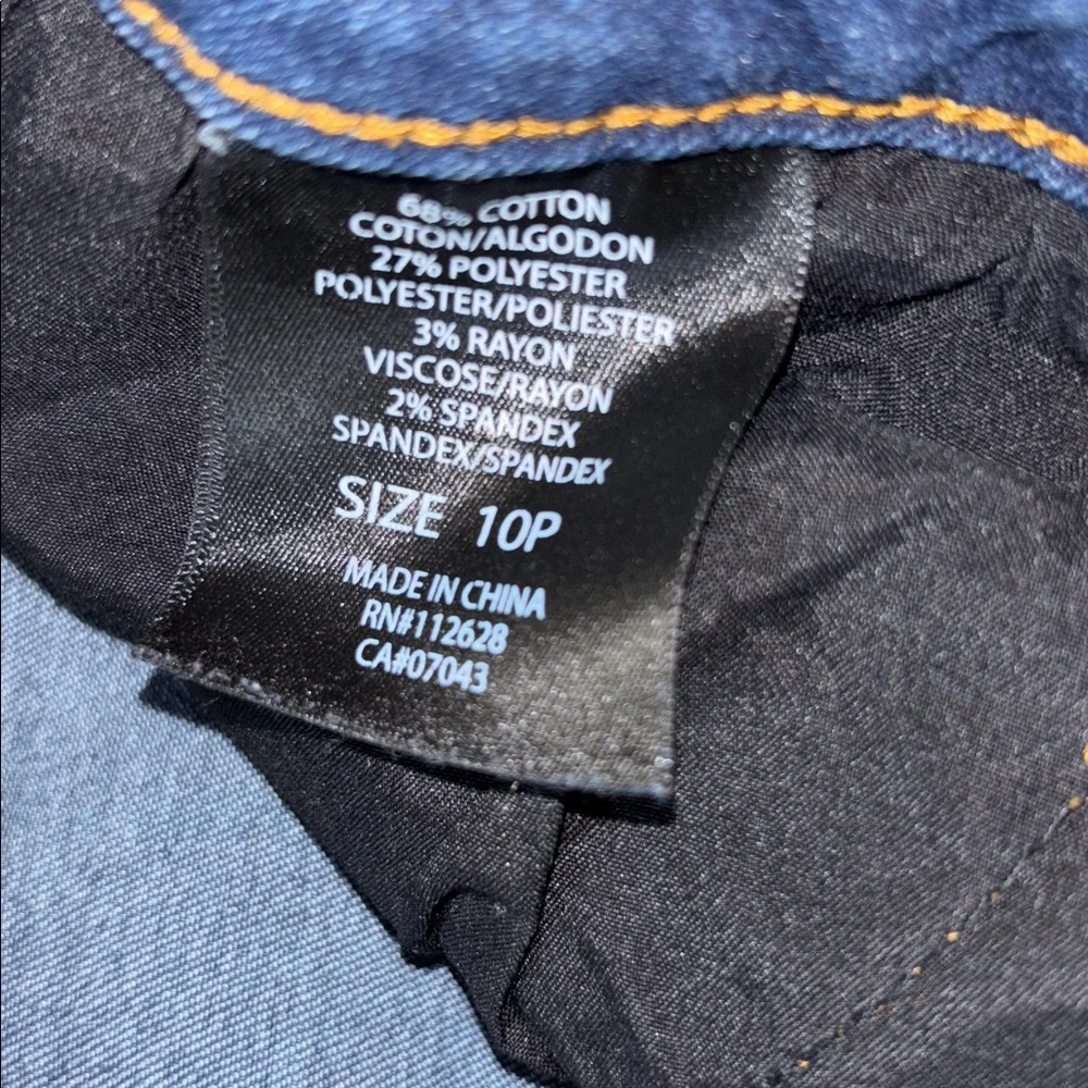 WOMENS SIZE 10P | Tahari Kelly Mid-Rise Skinny Denim Jeans - Picture 3 of 7